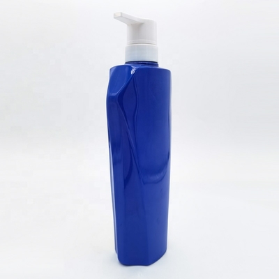 Factory Custom Shampoo Hair Conditioner Bottles 600ml PET Plastic Lotion Shower Gel Body Wash Bottles with Pump Dispenser