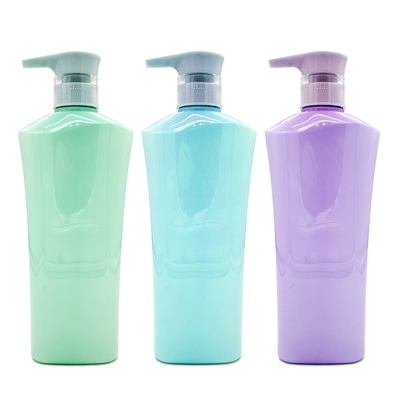 Free Sample 600ml Custom Shower Gel Body Wash Packaging PET Plastic Hair Shampoo Conditioner Lotion Bottles with Pump Sprayer