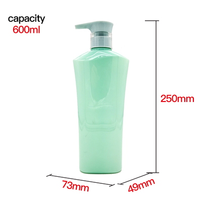 Free Sample 600ml Custom Shower Gel Body Wash Packaging PET Plastic Hair Shampoo Conditioner Lotion Bottles with Pump Sprayer