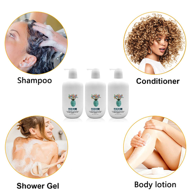 Hot Selling 400ml Eco Friendly Plastic HDPE Empty Shampoo Oval Shape Bottles Body Wash Shower Gel Lotion Bottle with Lotion Pump