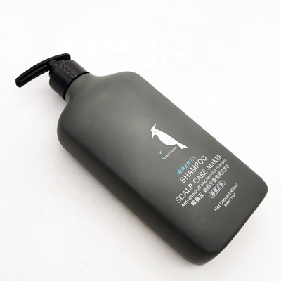 60ml 200ml 400ml 750ml Eco Friendly Plastic HDPE Empty Grey Shampoo Bottles With Lotion Pump
