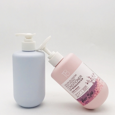 Hot Selling Fat Round 280ml 330ml 400ml Plastic Bottle HDPE Soft Touch Custom Cosmetic Packaging Shampoo Body Wash Lotion Bottle