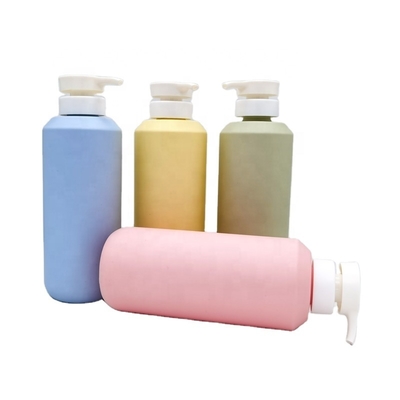 Hot Selling 750ml Custom Plastic Shampoo Shower Gel Body Wash Bottle Round HDPE Soft Touch Hair Conditioner Lotion Pump Bottles