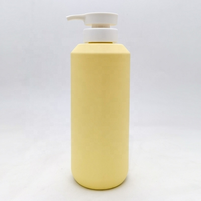 Hot Selling 750ml Custom Plastic Shampoo Shower Gel Body Wash Bottle Round HDPE Soft Touch Hair Conditioner Lotion Pump Bottles