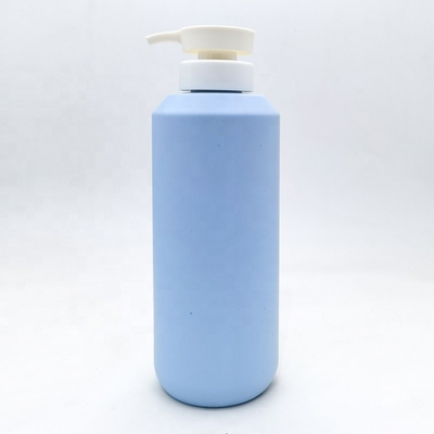 Hot Selling 750ml Custom Plastic Shampoo Shower Gel Body Wash Bottle Round HDPE Soft Touch Hair Conditioner Lotion Pump Bottles