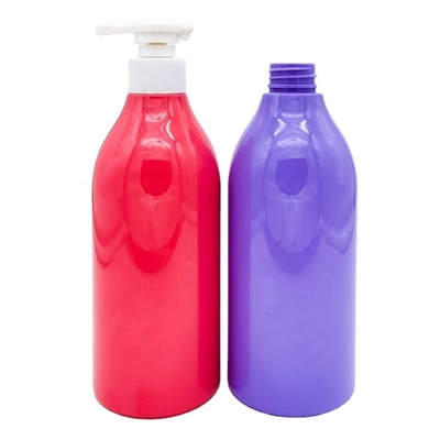 Free Sample Wholesale Custom Empty 500ml PET Plastic Hair Lotion Bottle Boston Round Shampoo Shower Gel Body Wash Pump Bottles