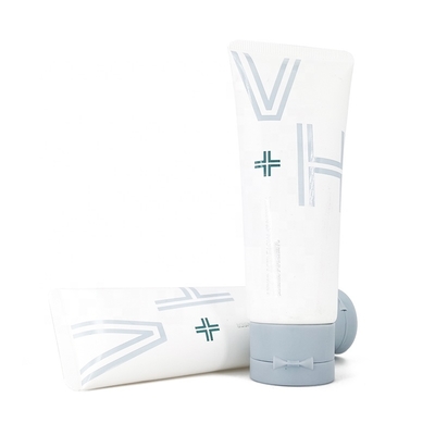 Hot Selling 80ml 100ml 120ml Plastic PE Hand Cream Soft Tube Squeezable Face Cleanser Cosmetic Packaging Tubes With Flip Top Cap