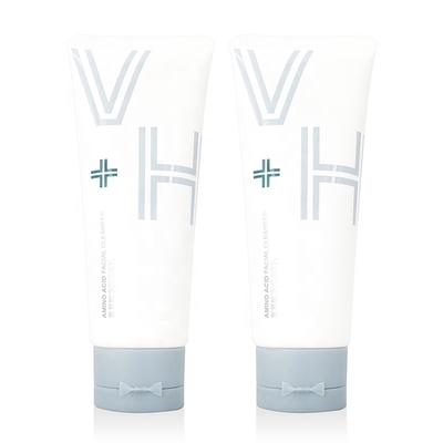 Hot Selling 80ml 100ml 120ml Plastic PE Hand Cream Soft Tube Squeezable Face Cleanser Cosmetic Packaging Tubes With Flip Top Cap
