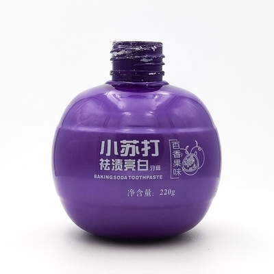 Hot Selling 220ml PET Round Ball Plastic Bottle Hair Oil Pump Spherical Bottle Light Bulb Lotion Toothpaste Pump Sprayer Bottles
